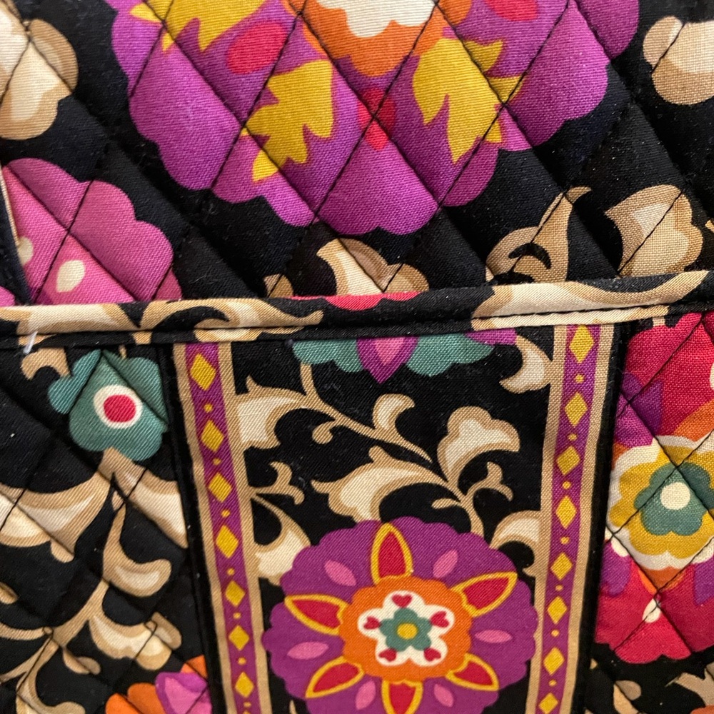 Vera Bradley Hard Shell Laptop Ipad Case Floral quilted Business Case - Picture 2 of 11